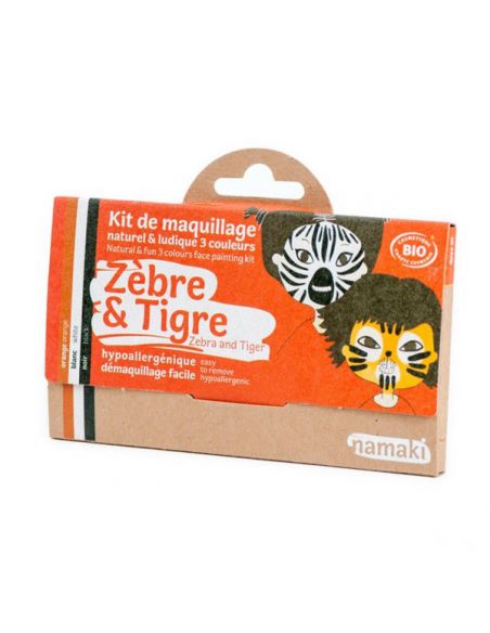 Kit de Maquillaje Infantil Bio Cebra & Tigre Namaki