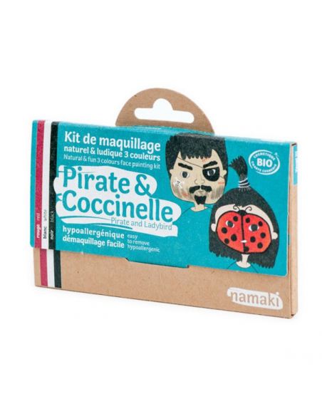 Kit de Maquillaje Infantil Bio Pirata & Mariquita Namaki