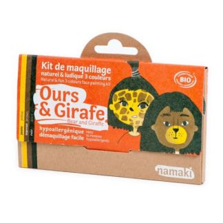 Kit de Maquillaje Infantil Bio Oso & Jirafa Namaki