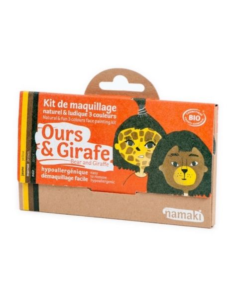 Kit de Maquillaje Infantil Bio Oso & Jirafa Namaki