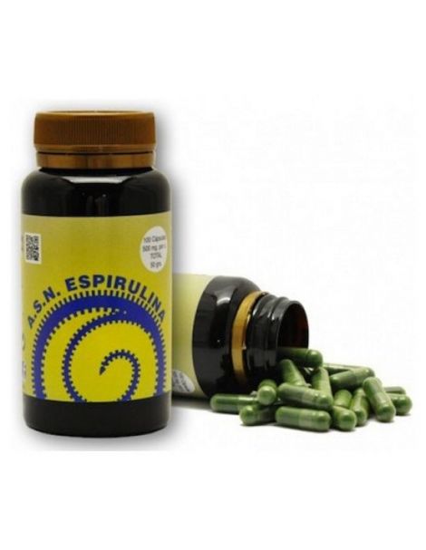 Espirulina ASN - 100 cápsulas