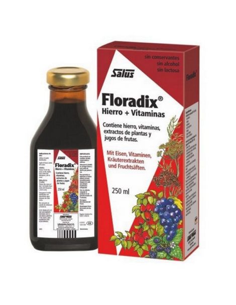 Floradix Hierro + Vitaminas Salus - 250 ml.
