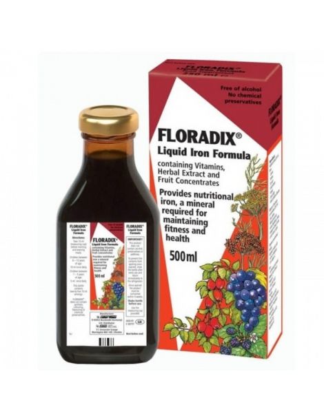 Floradix Hierro + Vitaminas Salus - 500 ml.