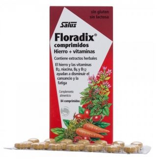 Floradix Hierro + Vitaminas Salus - 84 comprimidos