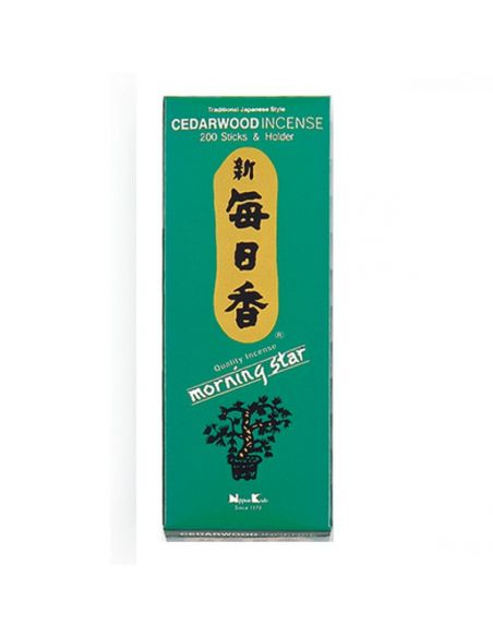 Incienso Cedro (Morning Star Clásico) - caja 200 barritas