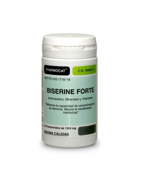 Biserine Forte Fharmocat - 40 comprimidos