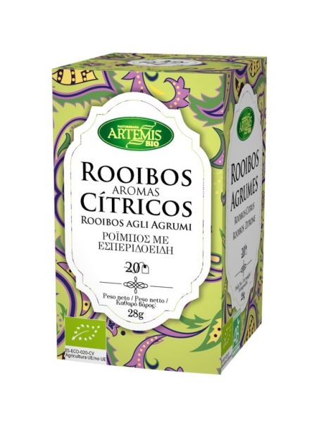Té Rooibos Cítricos Bio Artemis Herbes del Molí - 20 bolsitas