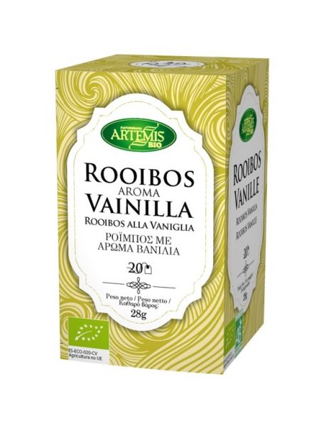 Té Rooibos Vainilla Bio Artemis Herbes del Molí - 20 bolsitas