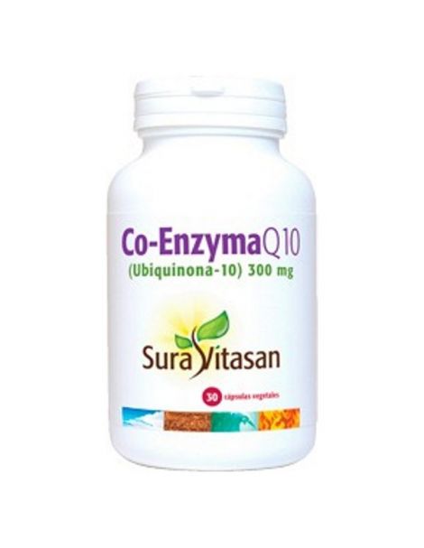 Co-Enzyma Q10 300 mg. (Ubiquinona) Sura Vitasan - 30 cápsulas