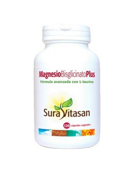 Magnesio Bisglicinato Plus Sura Vitasan - 120 cápsulas