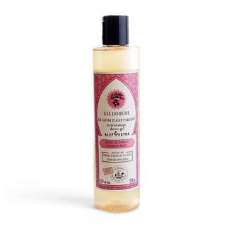 Gel de Ducha de Jabón de Alepo Rosa de Damasco - 250 ml.