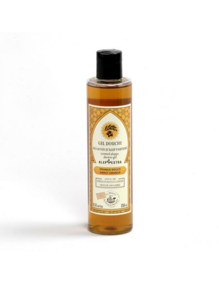 Gel de Ducha de Jabón de Alepo Naranjas Dulces - 250 ml.