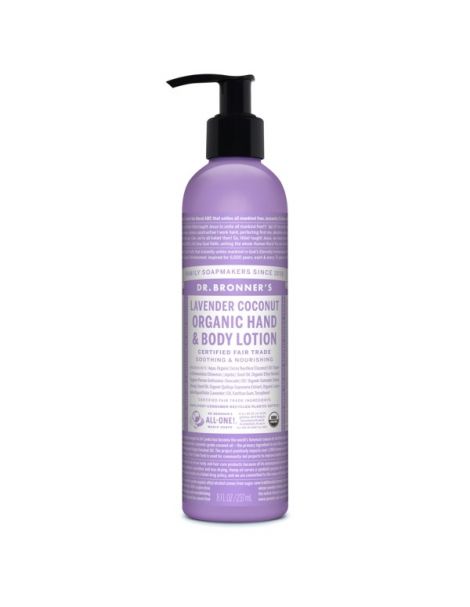 Loción Corporal de Lavanda y Coco Dr. Bronner´s - 237 ml.