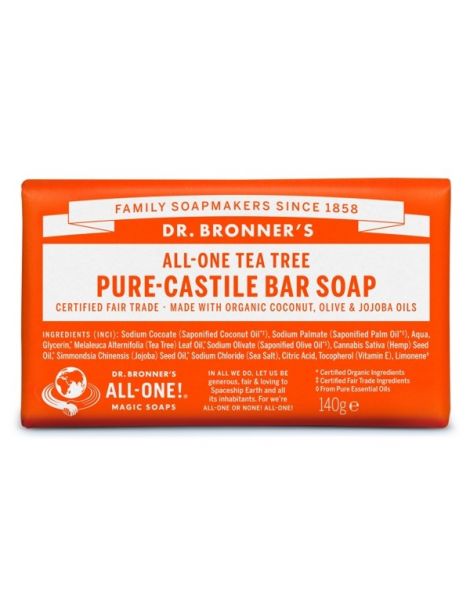 Jabón de Castilla de Árbol del Té Dr. Bronner´s - 140 gramos