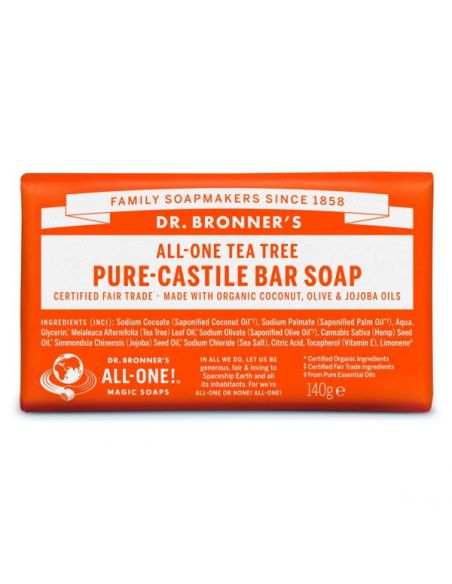 Jabón de Castilla de Árbol del Té Dr. Bronner´s - 140 gramos