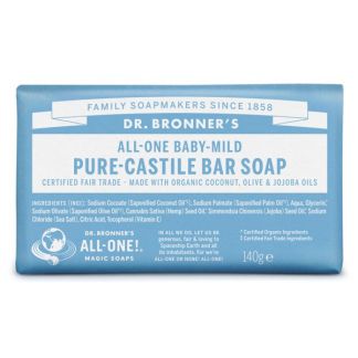 Jabón de Castilla Bebés-Neutro Dr. Bronner´s - 140 gramos