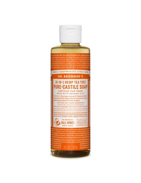 Jabón de Castilla Líquido de Árbol del Té Dr. Bronner´s - 236 ml.