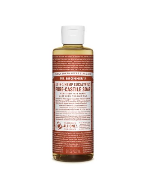 Jabón de Castilla Líquido de Eucalipto Dr. Bronner´s - 236 ml.