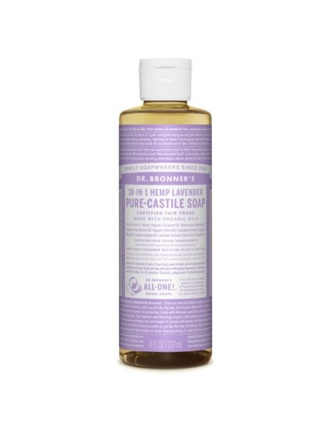 Jabón de Castilla Líquido de Lavanda Dr. Bronner´s - 236 ml.