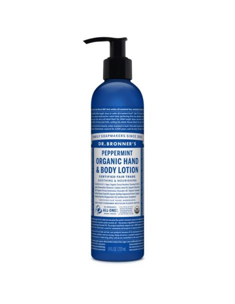 Loción Corporal de Menta Dr. Bronner´s - 237 ml.