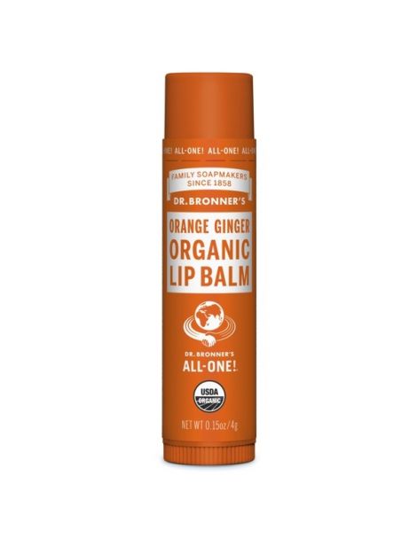 Bálsamo Labial Naranja y Jengibre Dr. Bronner´s 4 gramos