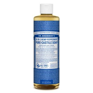 Jabón de Castilla Líquido de Menta Dr. Bronner´s - 473 ml.