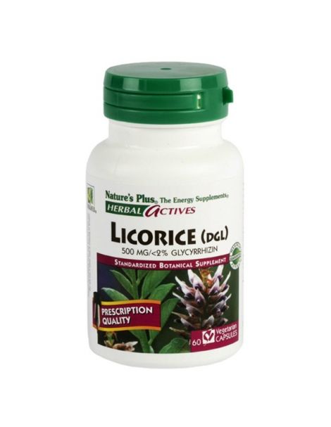 Regaliz (Licorice) Nature's Plus - 60 cápsulas