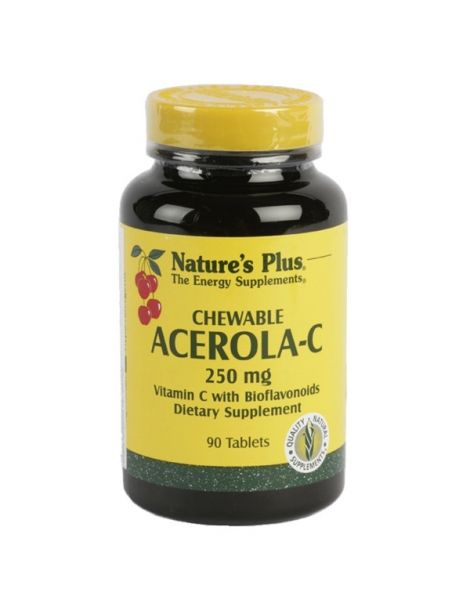 Acerola-C 250 mg. Nature's Plus - 90 comprimidos 