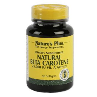 Natural Beta Carotene Nature's Plus - 90 perlas