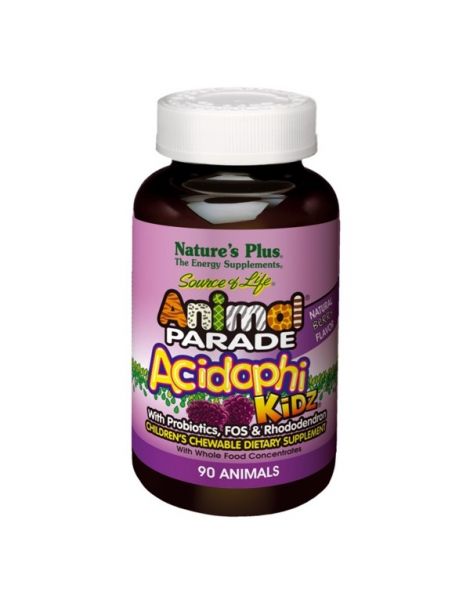 Animal Parade AcidophiKidz Nature's Plus - 90 comprimidos