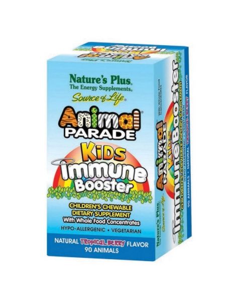 Animal Parade Kids Immune Booster Nature's Plus - 90 comprimidos