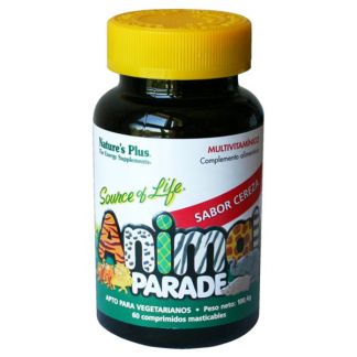 Animal Parade Multivitamínico Cereza Nature's Plus - 60 comprimidos