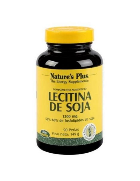 Lecitina de Soja 1200 mg. Nature's Plus - 90 perlas