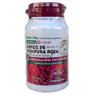 Arroz de Levadura Roja (Red Yeast Rice) Nature's Plus - 30 comprimidos
