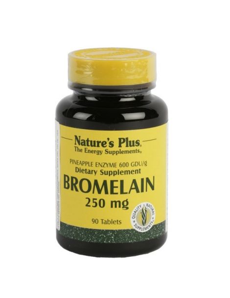 Bromelaína 250 mg. Nature's Plus - 90 comprimidos