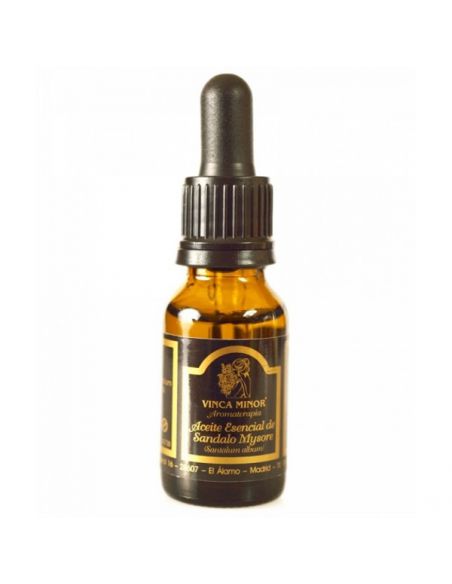Aceite Esencial de Sándalo Mysore Vinca Minor - 17 ml.