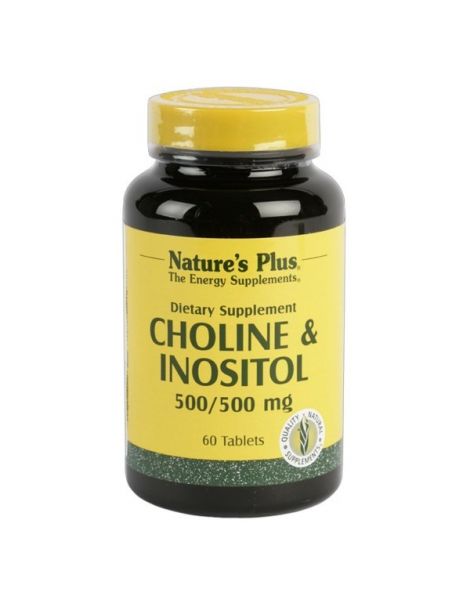 Colina & Inositol 500 mg. Nature's Plus - 60 comprimidos