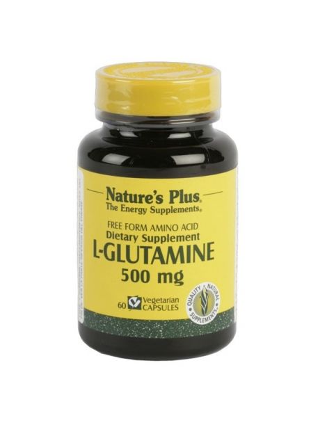 L-Glutamina 500 mg. Nature's Plus - 60 cápsulas