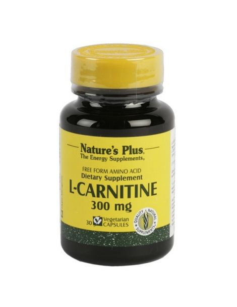 L-Carnitina 300 mg. Nature's Plus - 30 cápsulas