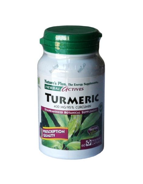 Cúrcuma (Turmeric) Nature's Plus - 60 cápsulas