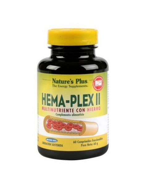 Hema-Plex II Nature's Plus - 60 comprimidos