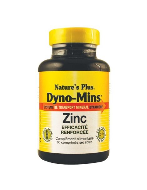 Dyno-Mins Zinc Nature's Plus - 60 comprimidos