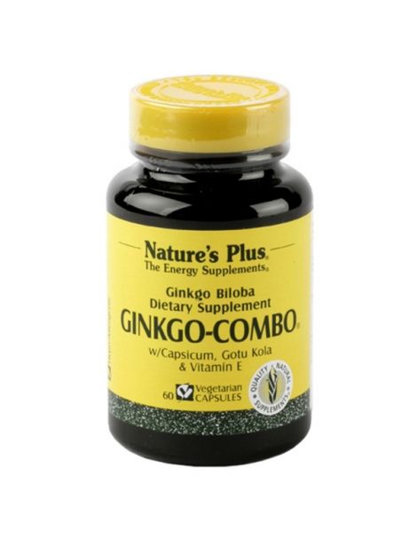 Ginkgo Combo Nature's Plus - 60 cápsulas
