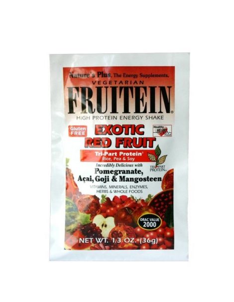 Fruitein Frutos Rojos Exóticos Nature's Plus - 36 gramos Fruitein Frutos Rojos Exóticos Nature's Plus - 36 gramos