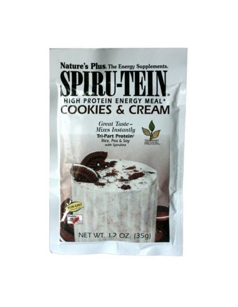 Spiru-Tein Cookies & Cream Nature's Plus - 35 gramos