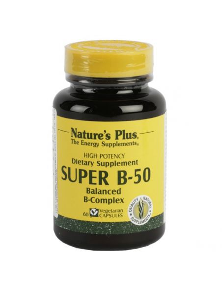 Super B-50 Nature's Plus - 60 cápsulas