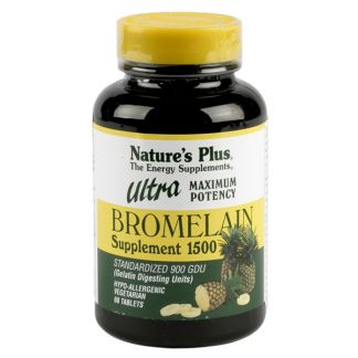 Ultra Bromelaína 1500 Nature's Plus - 60 comprimidos