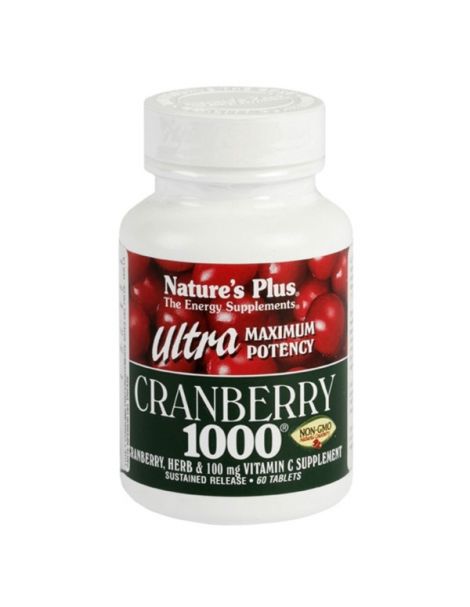 Ultra Cranberry 1000 (Arándano Rojo) Nature's Plus - 60 comprimidos