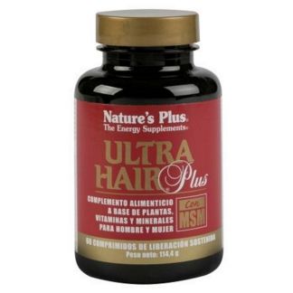 Ultra Hair Plus con MSM Nature's Plus - 60 comprimidos