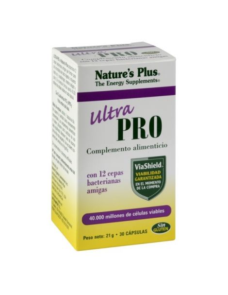 Ultra Pro (Probiótico) Nature's Plus - 30 cápsulas